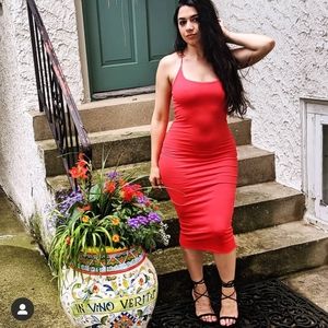 HMS CORAL MIDI DRESS